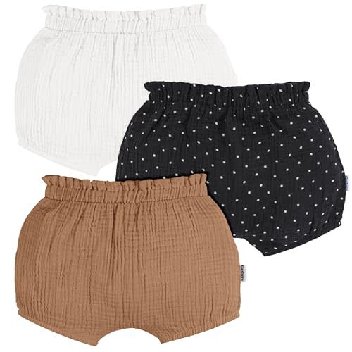 Gerber Baby Girls' 3-Pack Bubble Shorts