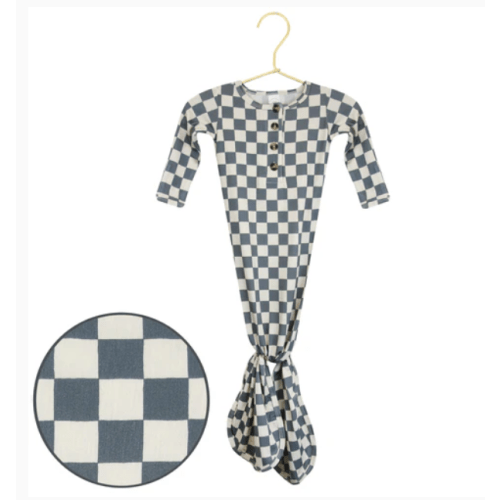 Miles Knotted Gown; Newborn