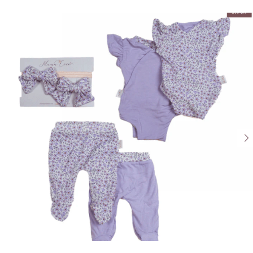 FLUTTER SLEEVE ONESIE OUTFIT BUNDLE