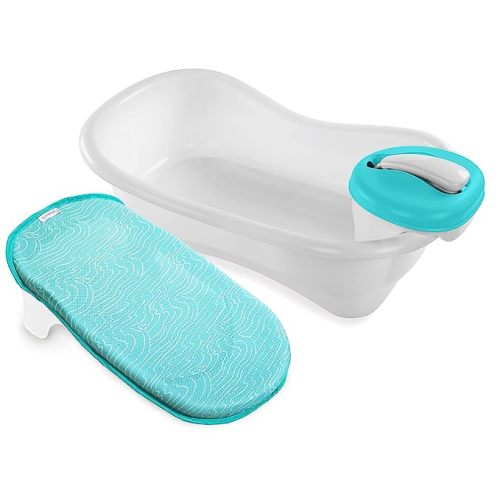 Newborn-to-Toddler Bath Center & Shower (Neutral) - Teal