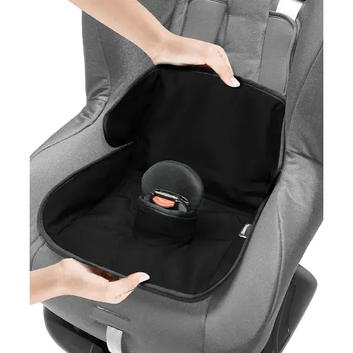 Piddle Pads Car Seat Potty Training Cover - Waterproof Soft Toddler and Baby Car Seat Protector Mat - Travel-Friendly Universal Machine Washable Liner for Spills, Nappy Leaks, Accidents - Black