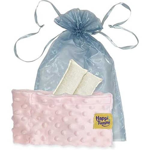 Colic and Gas Relief for Babies and Infants- Heated Belly Wrap for Newborns - Aromatherapy Wrap for Upset Tummy and Constipation