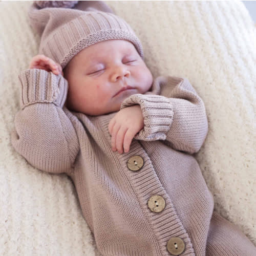 Caden Lane - Knit Sweater Button Romper