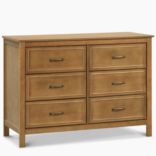 DaVinci Charlie 6-Drawer Double Dresser - Chestnut