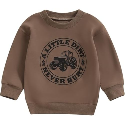 Toddler Baby Halloween Outfit Boy Girl Pumpkin Sweatshirt Crewneck Pullover Sweater Long Sleeve Shirt Fall Clothes
