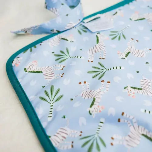 Ultra-Soft Bamboo Machine Washable and Wipeable Diaper Change Mat