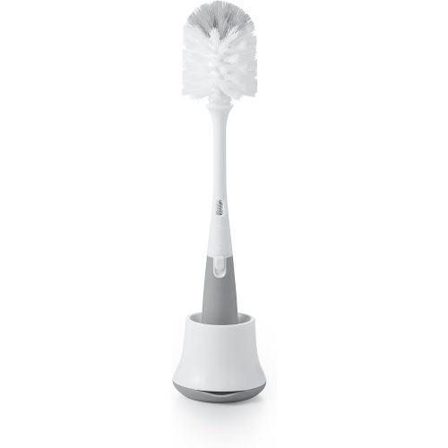 OXO Tot Bottle Brush with Nipple Cleaner and Stand - Gray