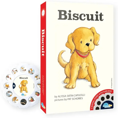 Moonlite Storytime Biscuit Storybook Reel, A Magical Way to Read Together, Digital Story for Projector, Fun Sound Effects, Toddler Early Learning Gifts for Kids Ages 36 Months and Up