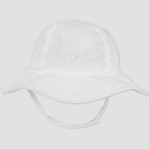 Carter's Just One You® Baby Girls' Bucket Hat - White
