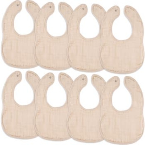 Muslin Bibs - Pack of 8