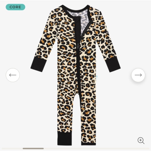 Leopard Brown Baby Convertible Sleeper | Lana Leopard Tan