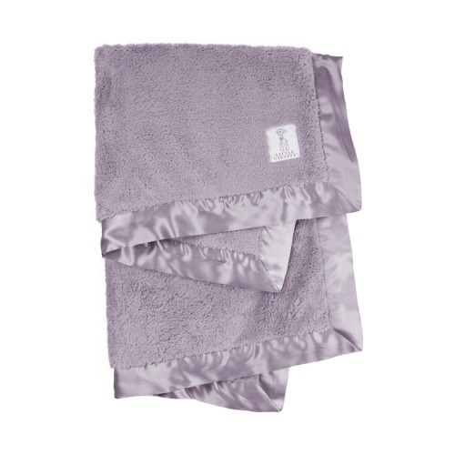 Little Giraffe Chenille Blanket, Lavender