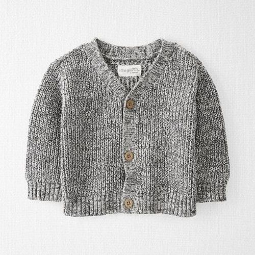 Baby Little Planet by Carter's Ribbed V-Neck Cardigan