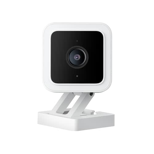 WYZE Cam v3, 1080P HD WiFi Wired Indoor/Outdoor Home Security Camera, Pet/Baby Monitor, Color Night Vision, 2-Way Audio, MicroSD Card Slot, Compatible with Alexa & Google - White