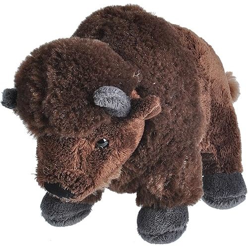 Wild Republic Bison Plush, Stuffed Animal, Plush Toy, Gifts for Kids, Cuddlekins 8 Inches