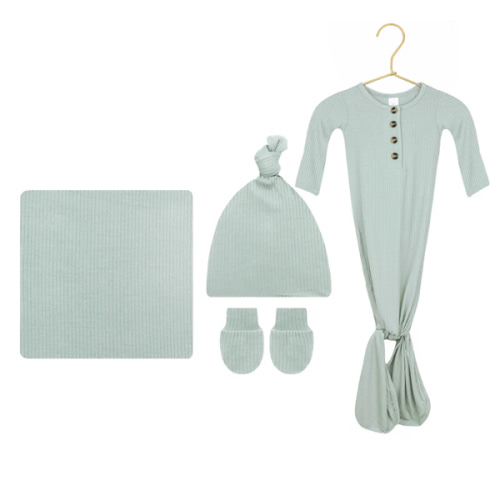 Bailey Ribbed Newborn Hat Bundle (Gown) – Lou Lou & Company