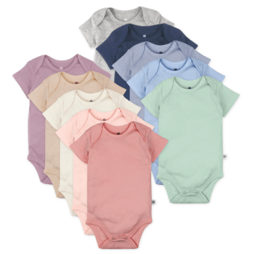 10-Pack Organic Cotton Short Sleeve Bodysuits | Honest Baby Clothing
