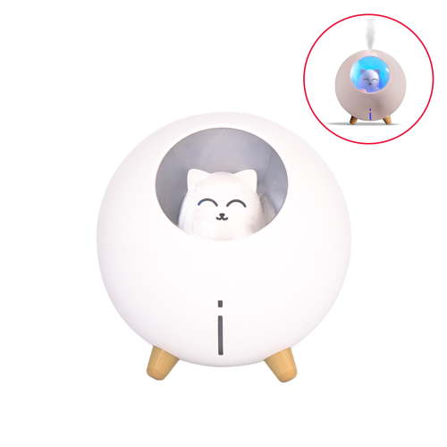 YasTant Mist Mini Humidifier, 7-Color Lights 2 Mist Mode Auto Shutoff Whisper Silent Small Humidifier 220ml for Kids Baby Nursery Bedroom