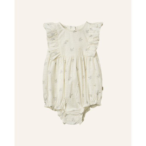 EMMALINE ROMPER - 6m / blue flowers
