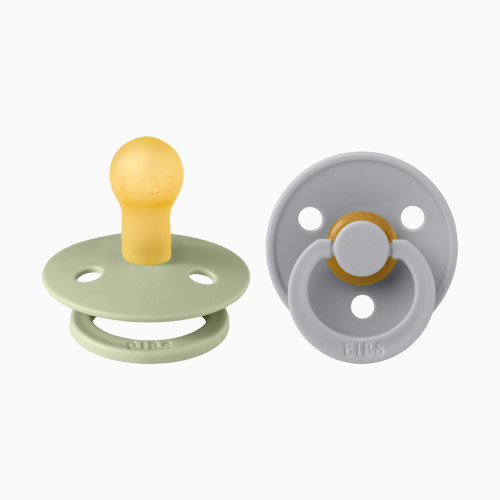 Bibs Pacifiers, Set of 2 - Sage / Cloud
