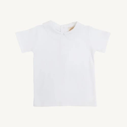 Peter Pan Collar Shirt & Onesie (Short Sleeve Woven) - Worth Avenue Wh