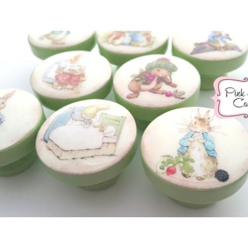 PETER RABBIT ANIMALS knobs M2M bedding Kids Nursery drawer pulls ... so cute!