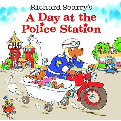 Richard Scarry's A Day at the Police Station (Look-Look)