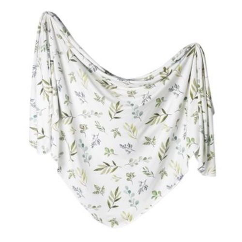 Copper Pearl Bloom Knit Swaddle Blanket - Haven