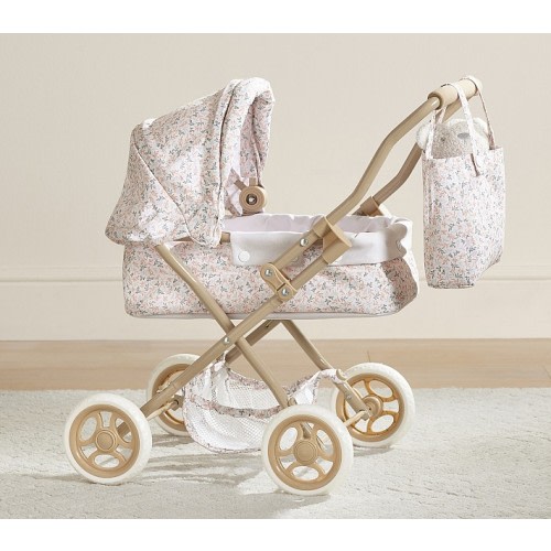 Winter Filagree Doll Pram Stroller