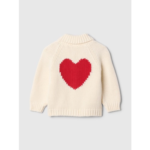 Baby Heart Shawl Cardigan