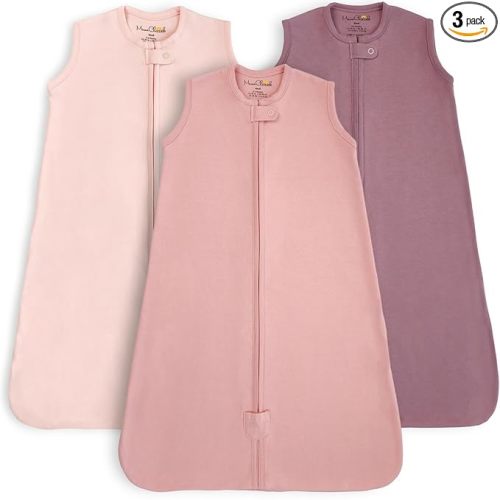 Mama Cheetah Baby Sleep Sack 0.5 TOG, Organic Cotton Baby Wearable Blanket with Two-Way Zipper, Swaddle Transition Baby Sleeping Bag for Newborn Infant Toddler Boy Girl, 6-12 Months