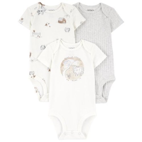 Carter's Child of Mine Baby Unisex Bodysuit, 3-Pack, Sizes Preemie-18 Months