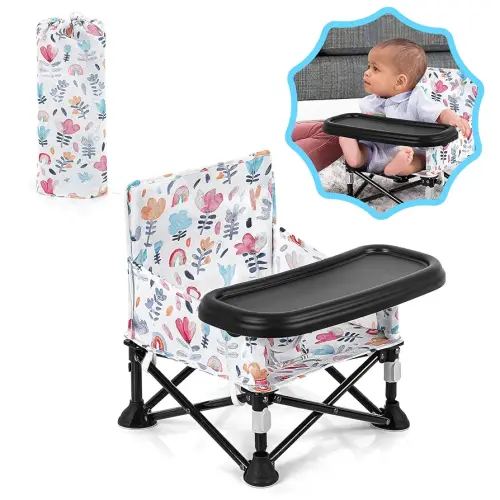 Baby Camping Chair, Booster Seat Travel, Booster Seat for Kitchen Chair