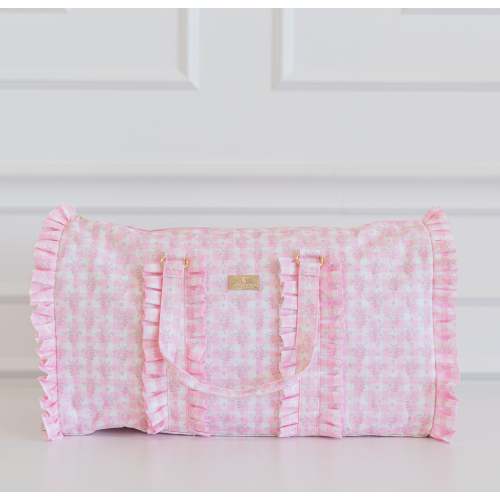 Ruffled Nylon Weekender