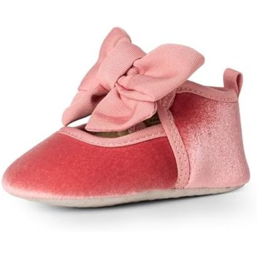 Amazon Essentials x Sofia Grainge Baby Girls' Mary Jane Shoes with Bow Detail