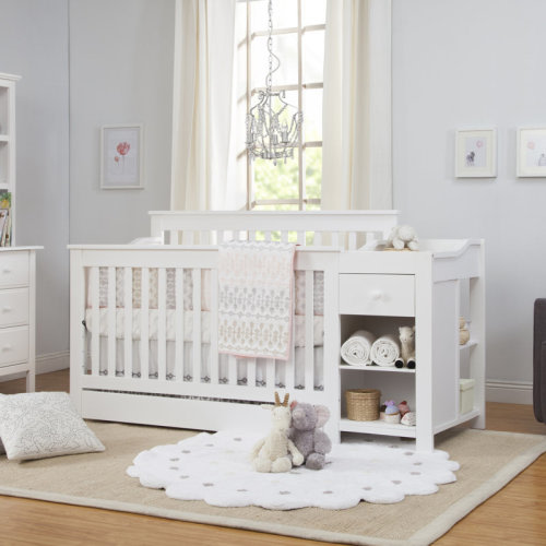 daVinci Piedmont 4-in-1 Convertible Crib and Changer with Storage & Reviews | Wayfair