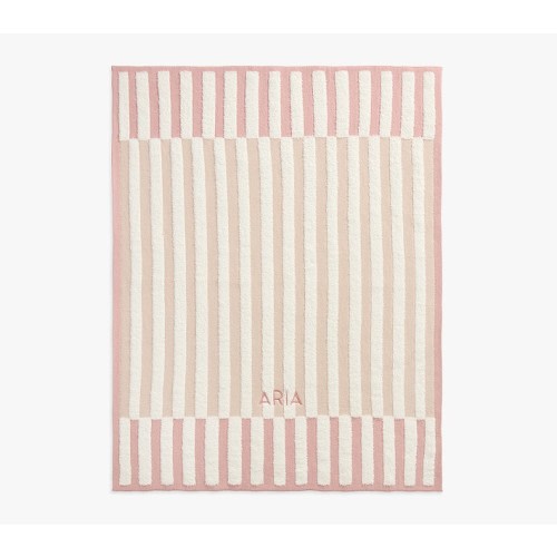 Modern Baby Striped Soft Knit Baby Blanket