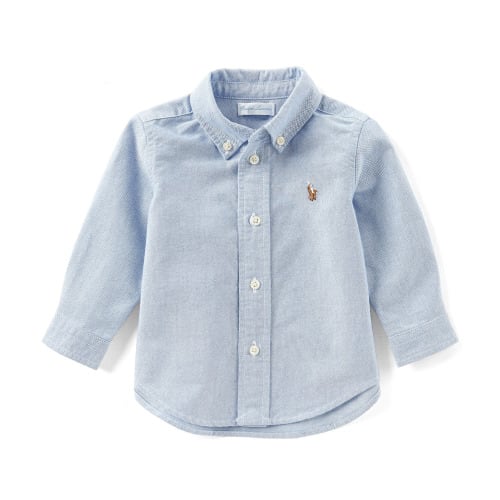 Ralph Lauren Baby Boys 3-24 Months Long Sleeve Oxford Shirt