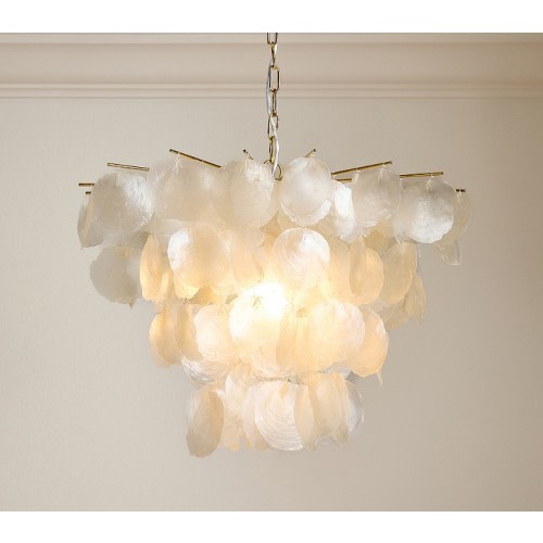 Large Capiz Chandelier (22")