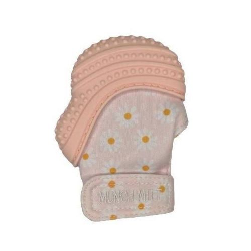 Malarkey Kids Munch Mitt Teether - Pink Daisies