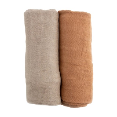 2-Pack Muslin Swaddle Blanket