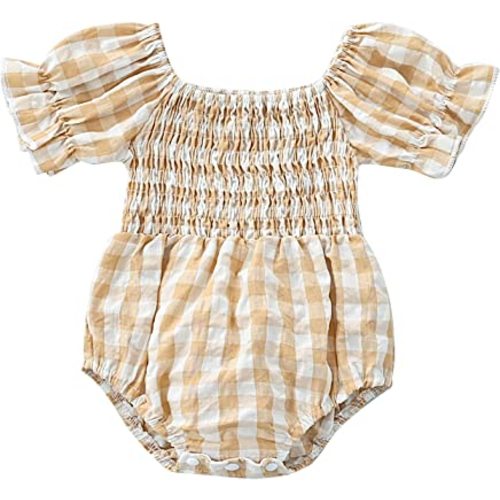 Newborn Baby Girl Bodysuit Sleeveless Halter Frill Romper One-piece Jumpsuit with Headband Summer Clothes Set