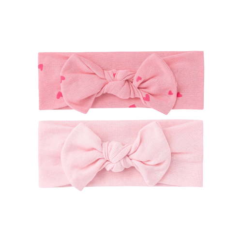 Gerber Baby Girl Cotton Headbands , 2-Pack, One Size