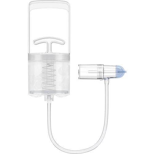 Nasal Aspirator for Baby, Powerful Hand Pump and Additional Silicone Nose Tip for All Ages Efficient & Hygienic Nose Sucker for Baby, Child, Toddler