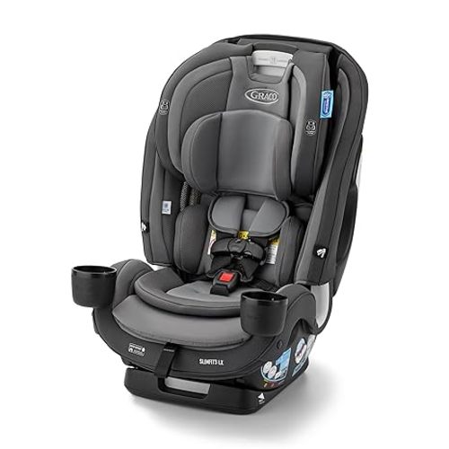 Graco SlimFit3 LX 3-in-1 Convertible Car Seat, Slim Car Seat Fits 3 Across, Rear Facing, Forward Facing, to Highback Booster Seat, Perfect for Baby Travel & Gift for New Parents, Kunningham
