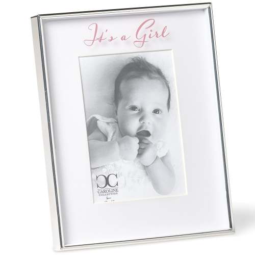 Caroline Collection "It's a Girl" Baby Photo Frame