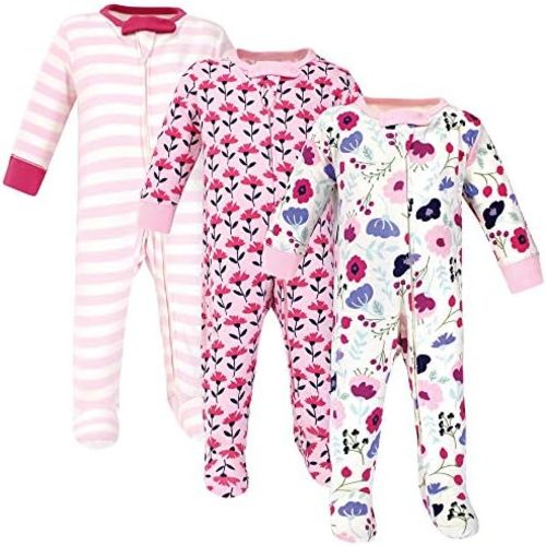 Touched by Nature Baby Girls' Organic Cotton Sleep and Play