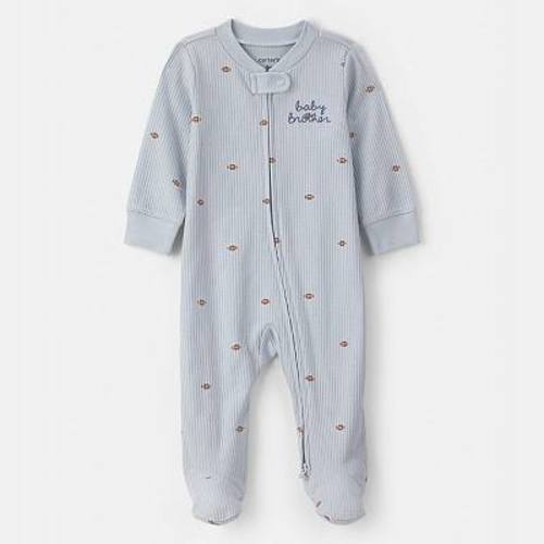 Baby Boy Carter's Ribbed Snug Fit Sleep & Play Pajamas