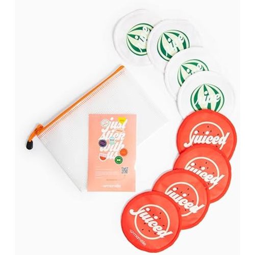 Mamèlie® by Silverette USA Glow in The Dark Reusable Organic Bamboo Nursing Pads
