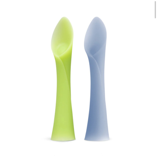 Olababy Training Spoon Set Kiwi/Blueberry